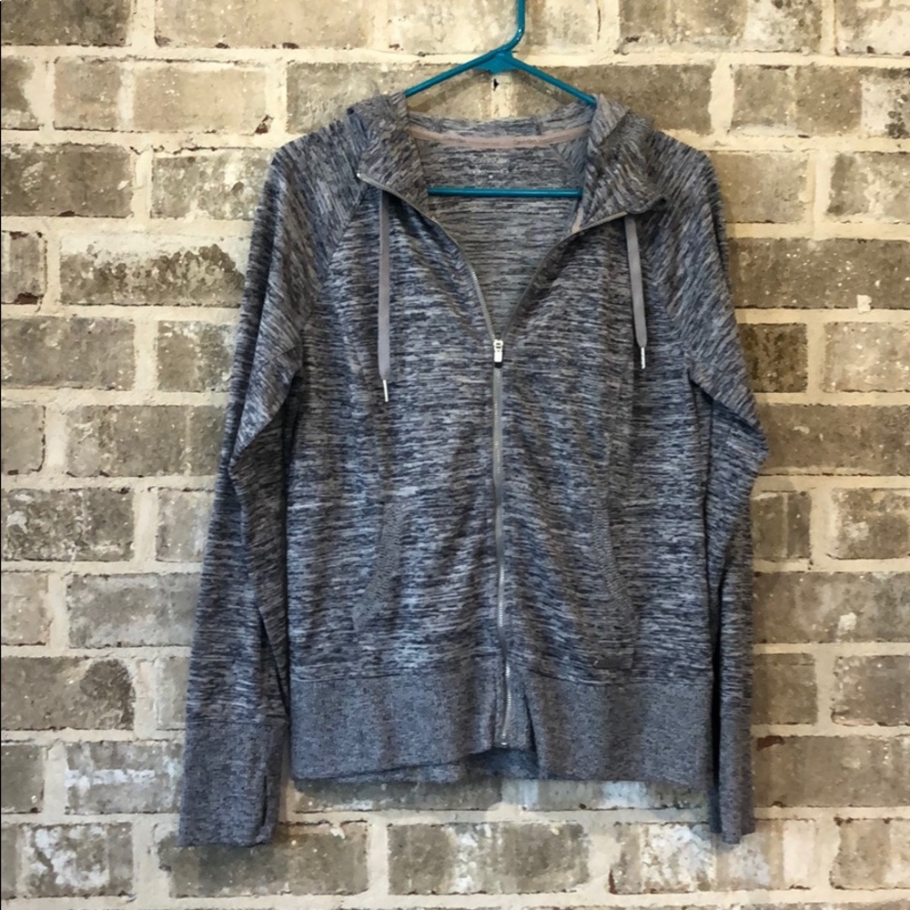 zip-up hoodie